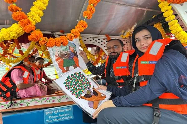 ब्रिक्स डेलीगेट्स के भोपाल पर्यटन भ्रमण का विज्ञप्ति चित्र